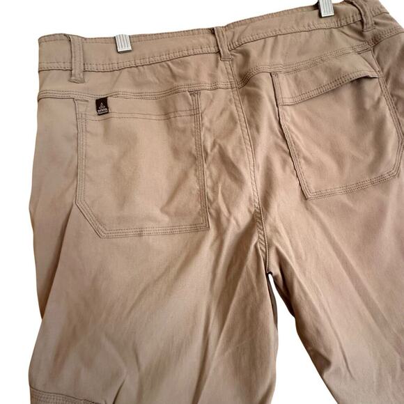 PrAna Breathe Hemp Chino Pants Mens Sz L Tan Hiking Gorpcore Tactical 35x30‎ - Picture 4 of 14
